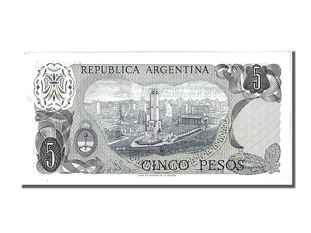 Banknote, Argentina, 5 Pesos, 1974, UNC(65-70)