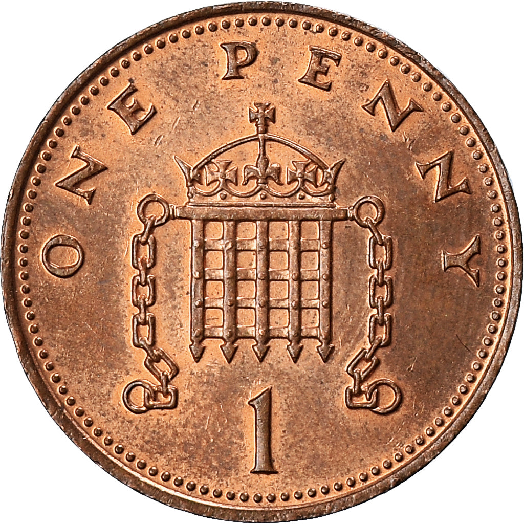 Moeda, Grã-Bretanha, Elizabeth II, Penny, 1988, VF(30-35), Bronze, KM:935