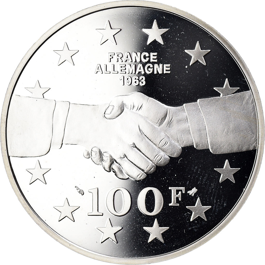 Munten, Frankrijk, 100 Francs, 1994, BE, FDC, Zilver, KM:1046, Gadoury:C89