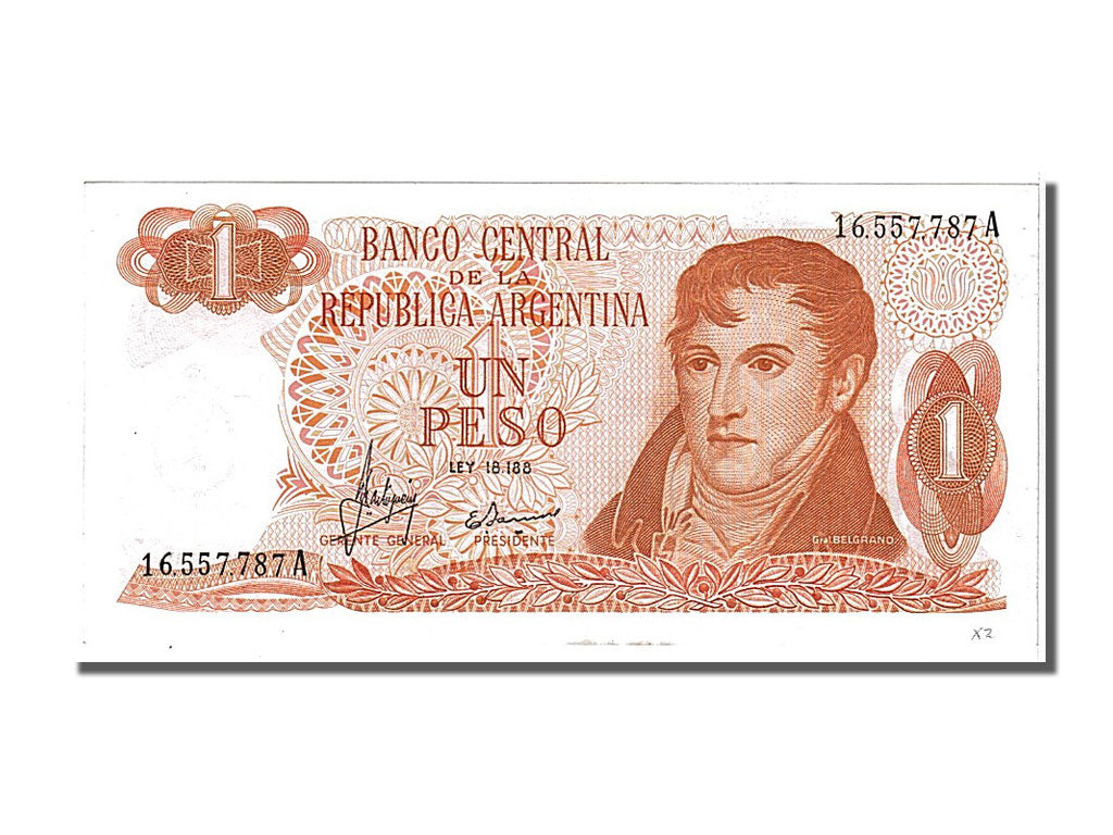 Banknote, Argentina, 1 Peso, 1970, UNC(65-70)