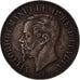 Coin, ITALIAN STATES, 2 Centesimi, 1867, Milan, EF(40-45), Bronze, KM:2.1