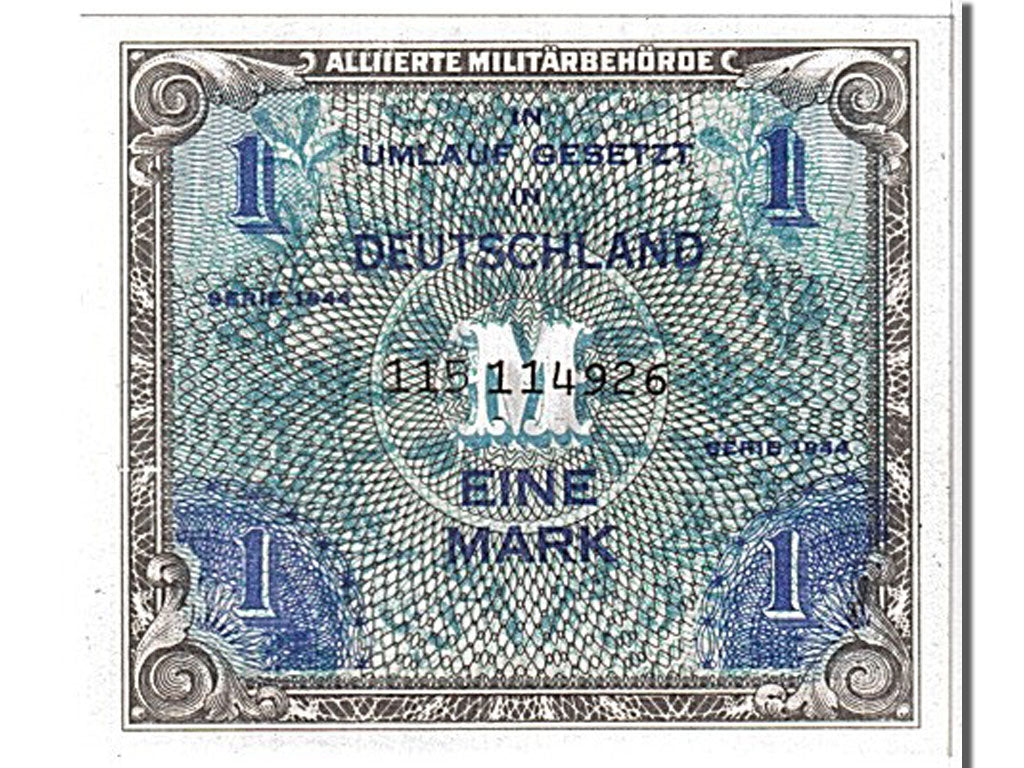 Banknote, Germany, 1 Mark, 1944, UNC(65-70)
