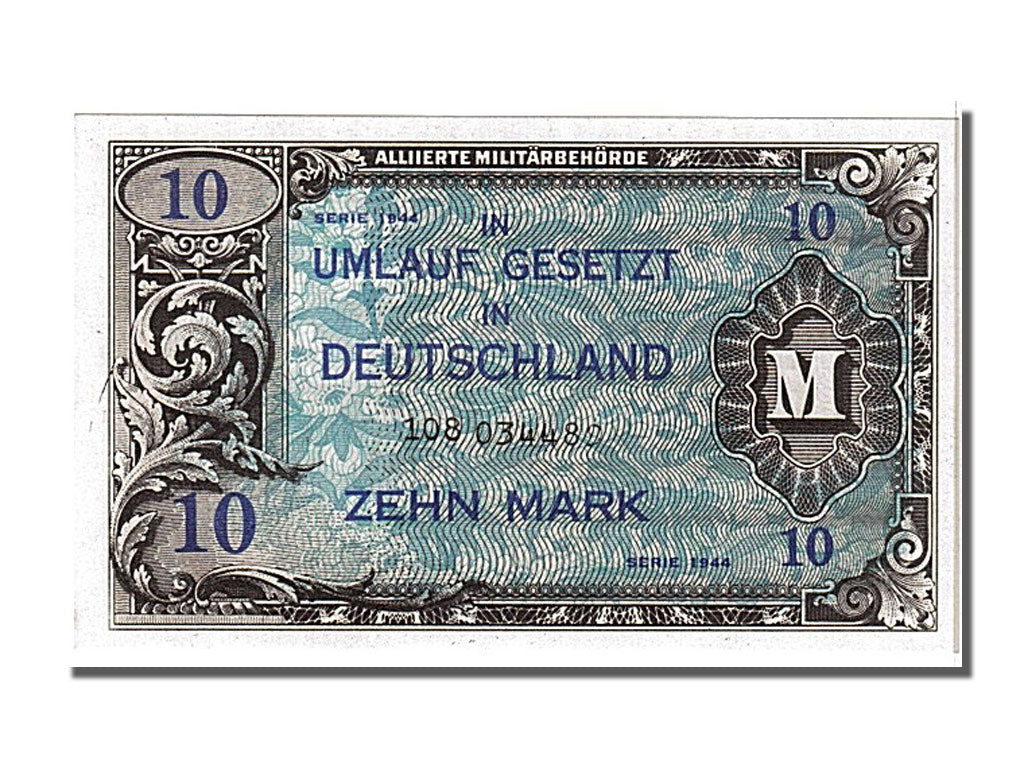 Banknote, Germany, 10 Mark, 1944, UNC(65-70)