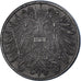 Moneda, Austria, Karl I, 2 Heller, 1917, MBC+, Hierro, KM:2824