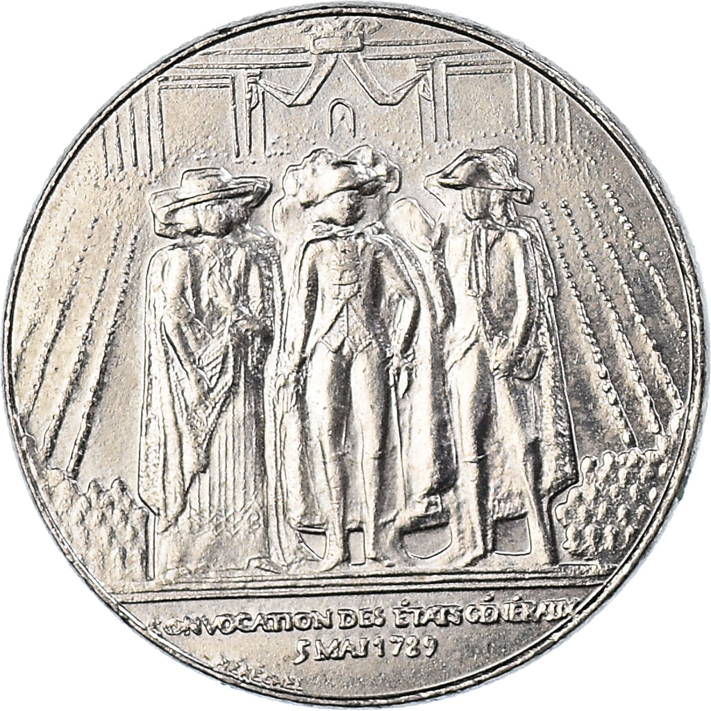 Moneta, Francia, 1 Franc, 1989, BB, Nichel, KM:967, Gadoury:477