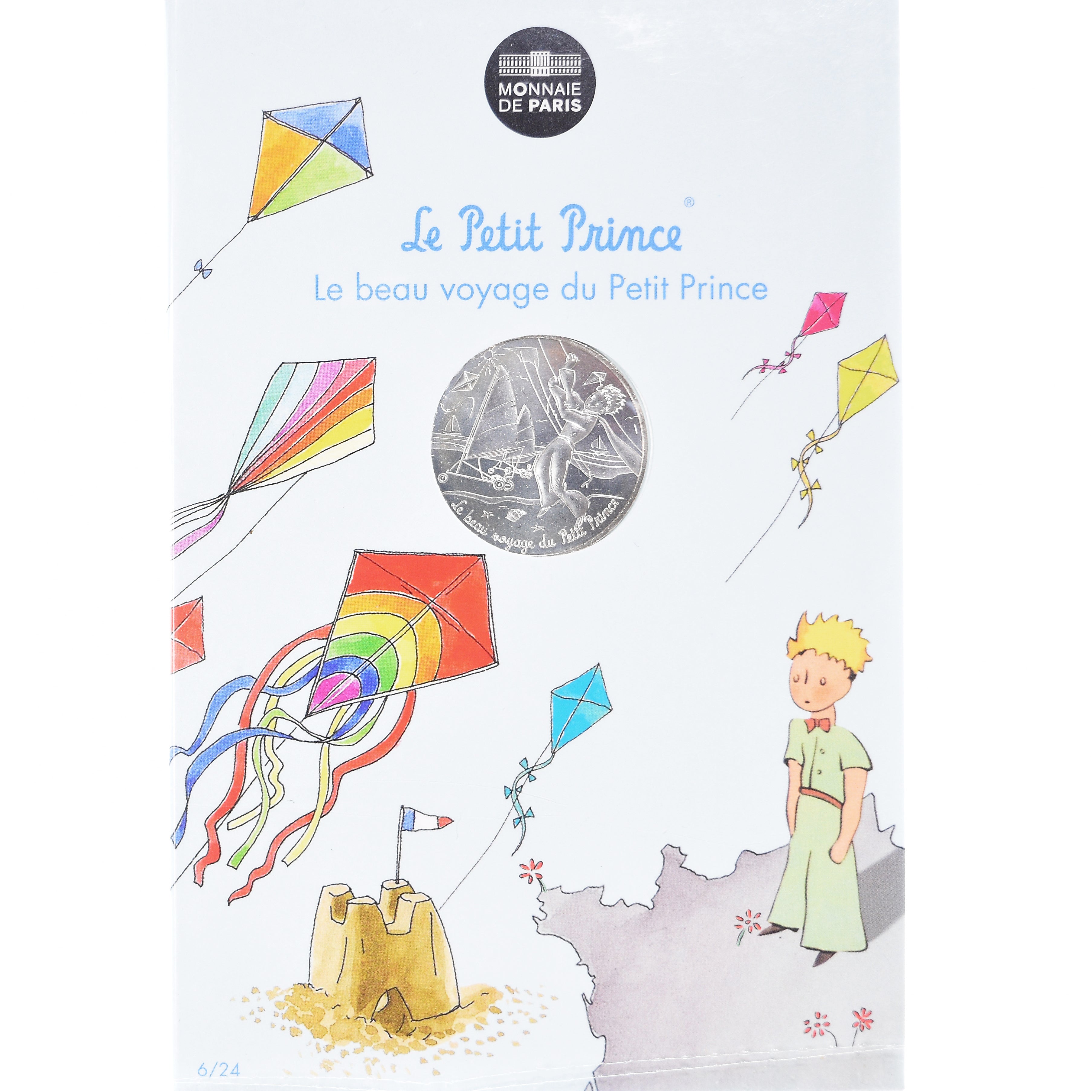 Francja, Monnaie de Paris, 10 Euro, Le Petit Prince (Plages du Nord), 2016