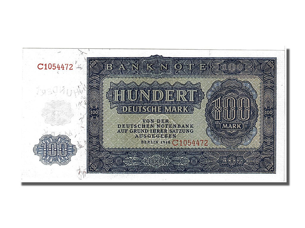 Banknote, Germany - Democratic Republic, 100 Deutsche Mark, 1948, UNC(65-70)