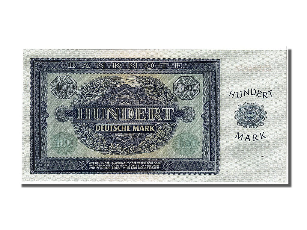 Banknote, Germany - Democratic Republic, 100 Deutsche Mark, 1948, UNC(65-70)