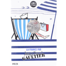 France, 10 Euro, Jean Paul Gaultier, 2017, FDC, Argent, Gadoury:EU892