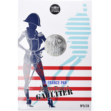 France, 10 Euro, Jean Paul Gaultier, 2017, FDC, Argent, Gadoury:EU892