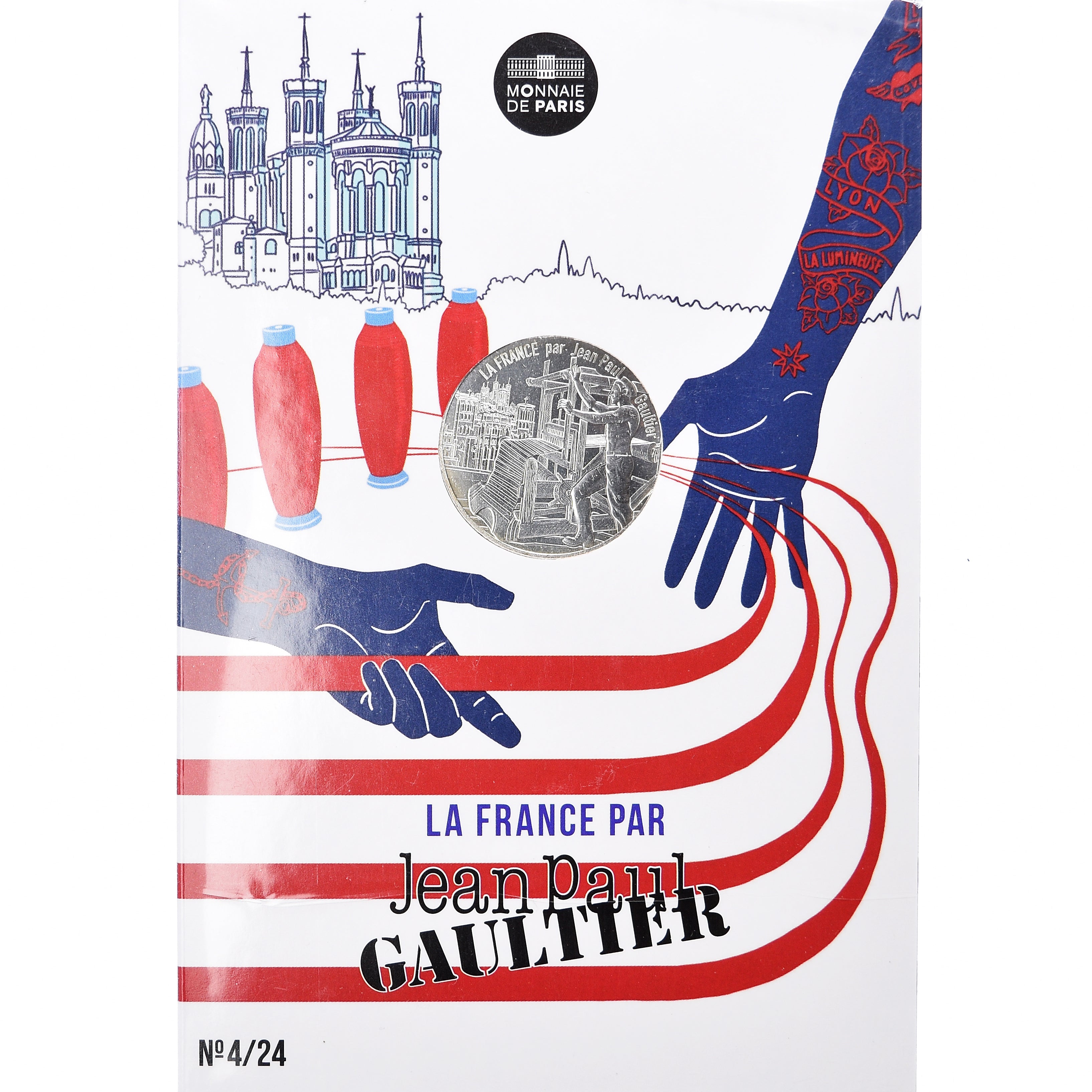 France, 10 Euro, Jean Paul Gaultier, 2017, MS(65-70), Silver, Gadoury:EU892