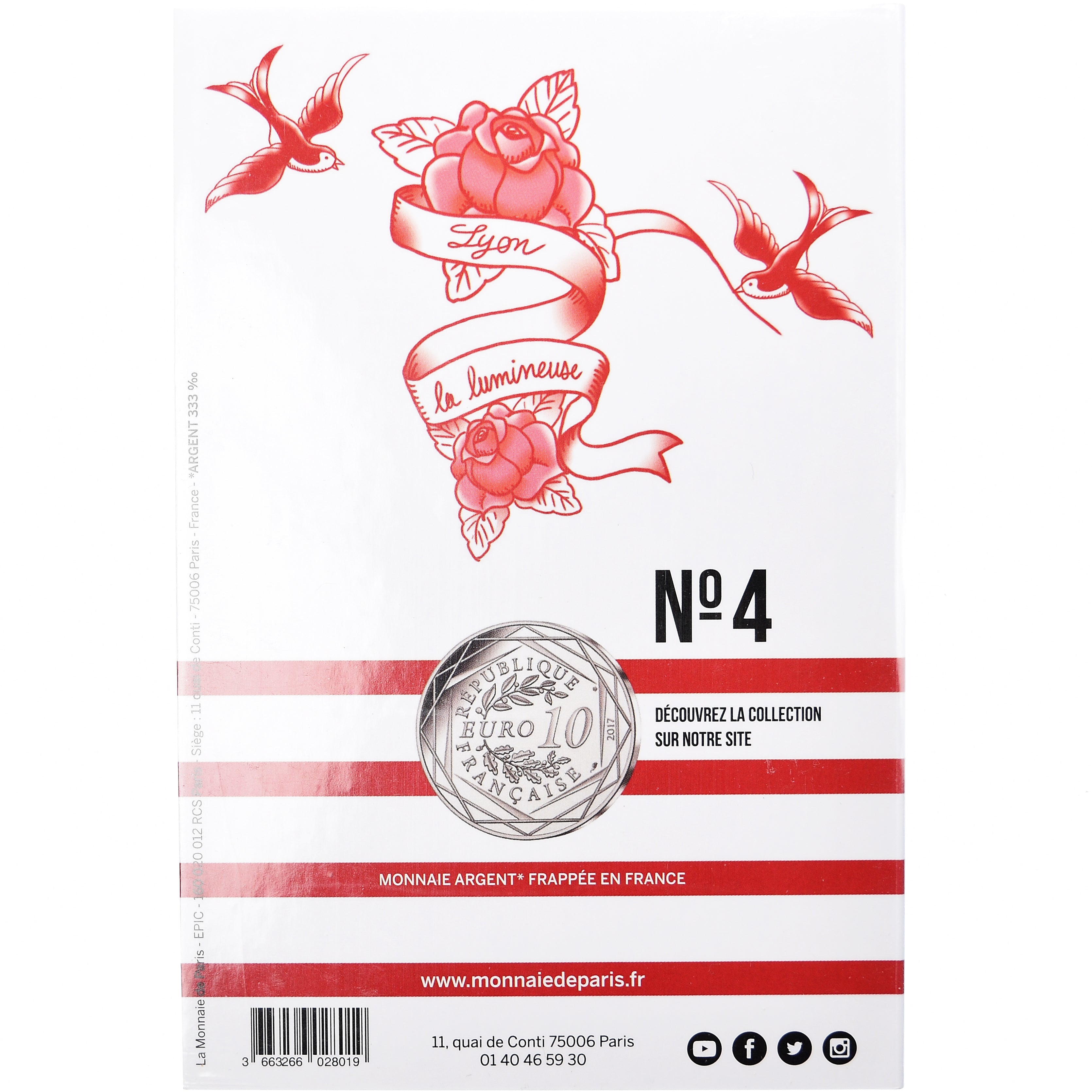 France, 10 Euro, Jean Paul Gaultier, 2017, MS(65-70), Silver, Gadoury:EU892