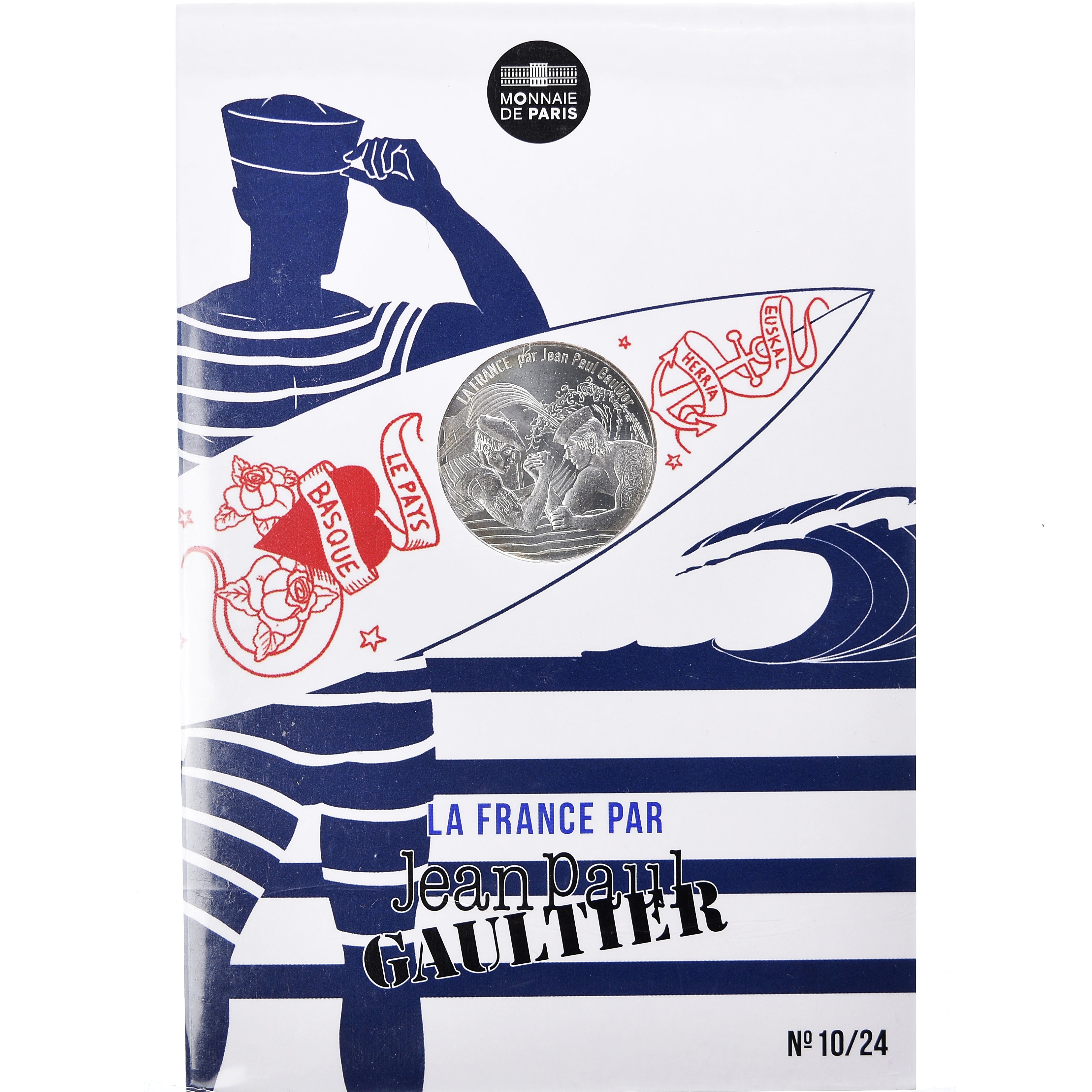Frankreich, 10 Euro, Jean Paul Gaultier, 2017, STGL, Silber, Gadoury:EU892