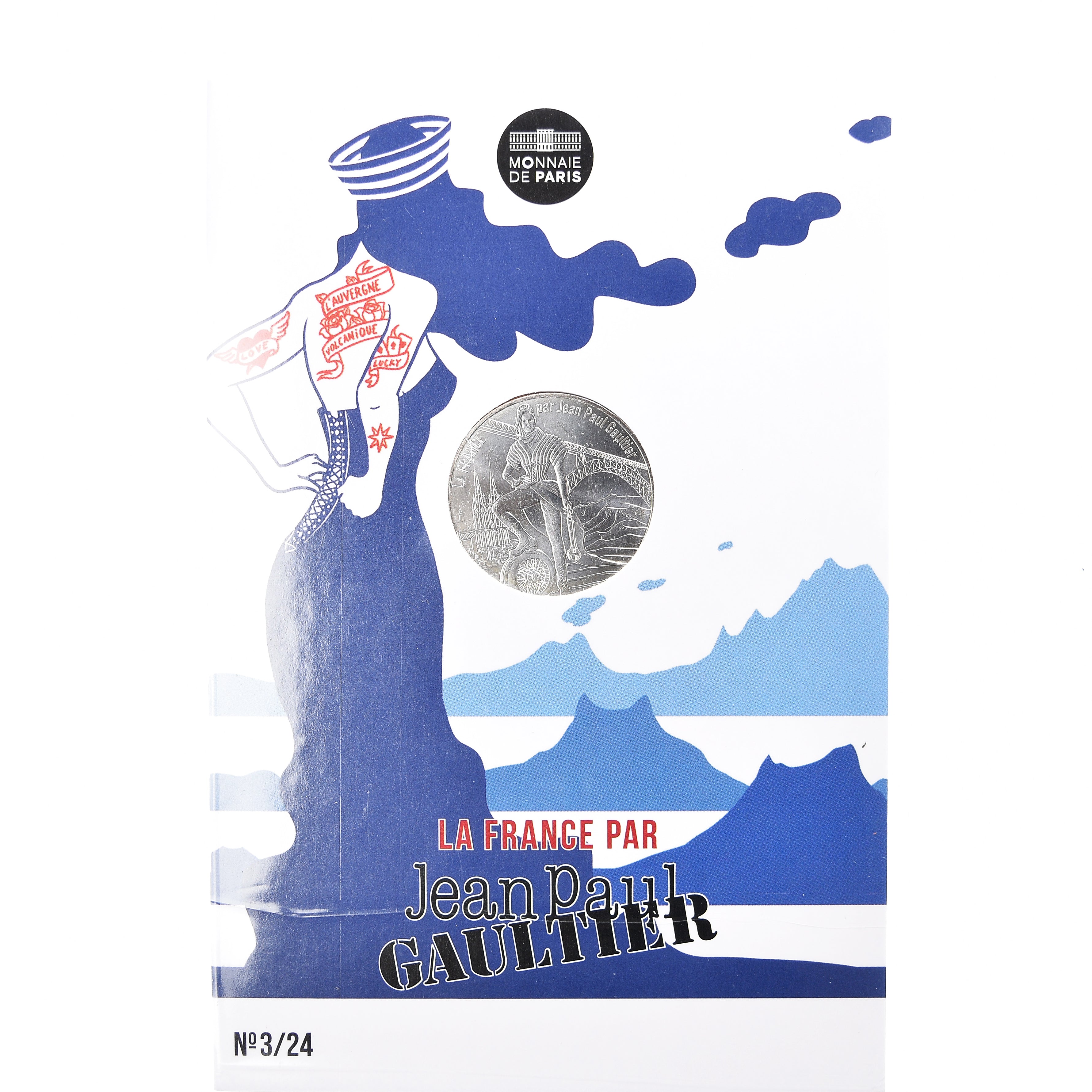 France, 10 Euro, Jean Paul Gaultier, 2017, MS(65-70), Silver, Gadoury:EU892