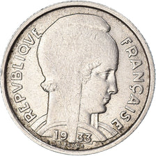 Coin, France, Bazor, 5 Francs, 1933, Paris, AU(50-53), Nickel, KM:887