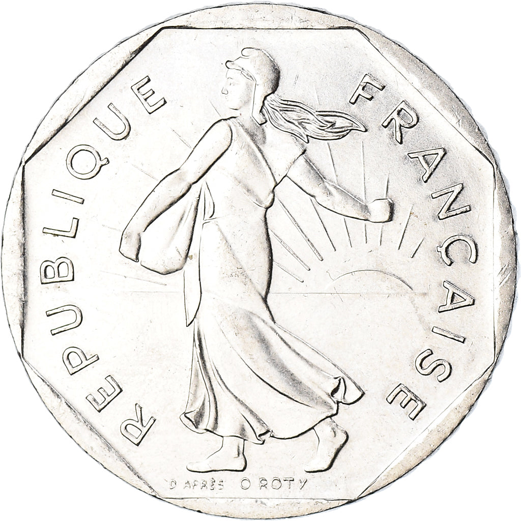 Moneta, Francia, Semeuse, 2 Francs, 2000, BB+, Nichel, KM:942.1, Gadoury:547