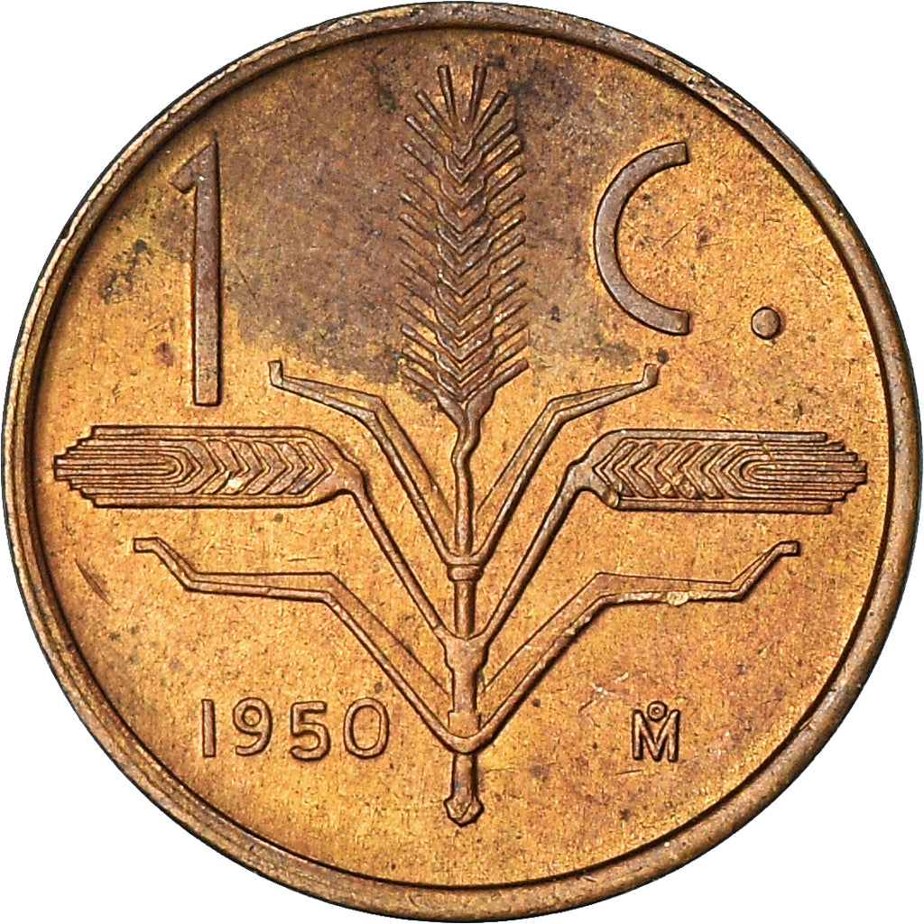 Moneta, Messico, Centavo, 1950, Mexico City, MB, Ottone, KM:417
