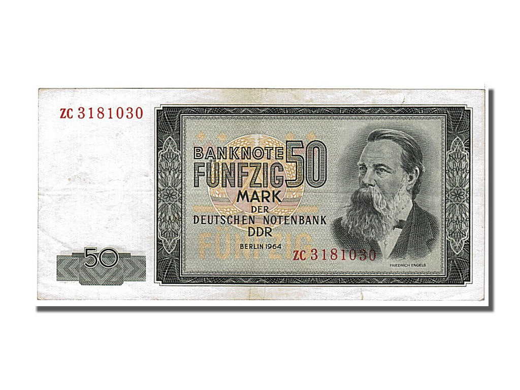 Geldschein, Deutsche Demokratische Republik, 50 Mark, 1964, SS+