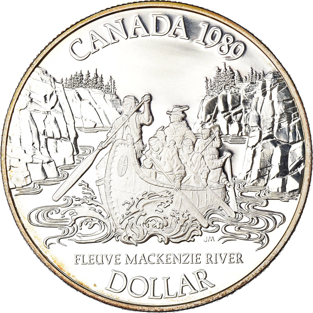 Monnaie, Canada, Elizabeth II, Dollar, 1989, Royal Canadian Mint, Ottawa, BE
