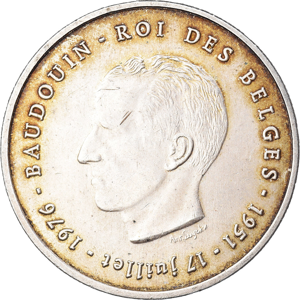 Moneta, Belgio, 250 Francs, 250 Frank, 1976, BB, Argento, KM:157.1