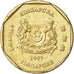 Coin, Singapore, Dollar, 1997, Singapore Mint, EF(40-45), Aluminum-Bronze