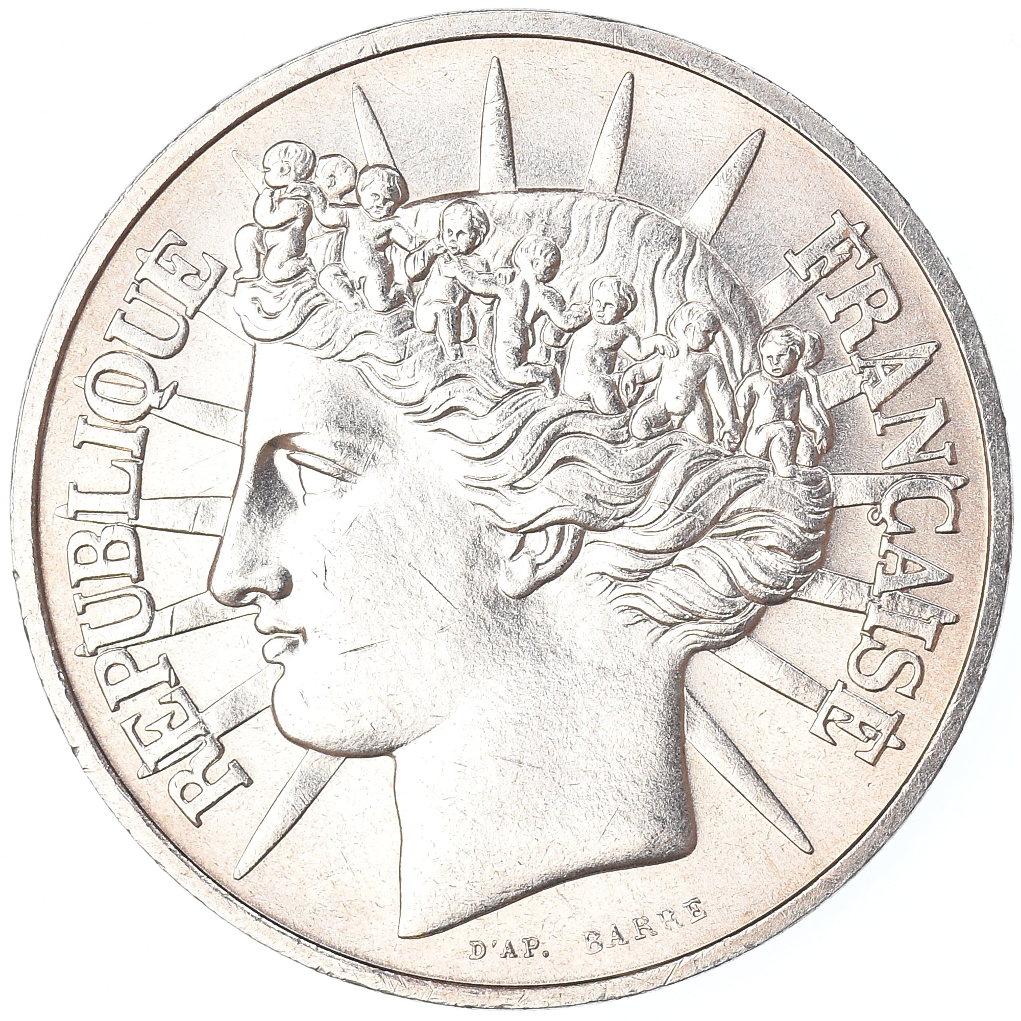 Monnaie, France, Fraternité, 100 Francs, 1988, TTB+, Argent, Gadoury:903