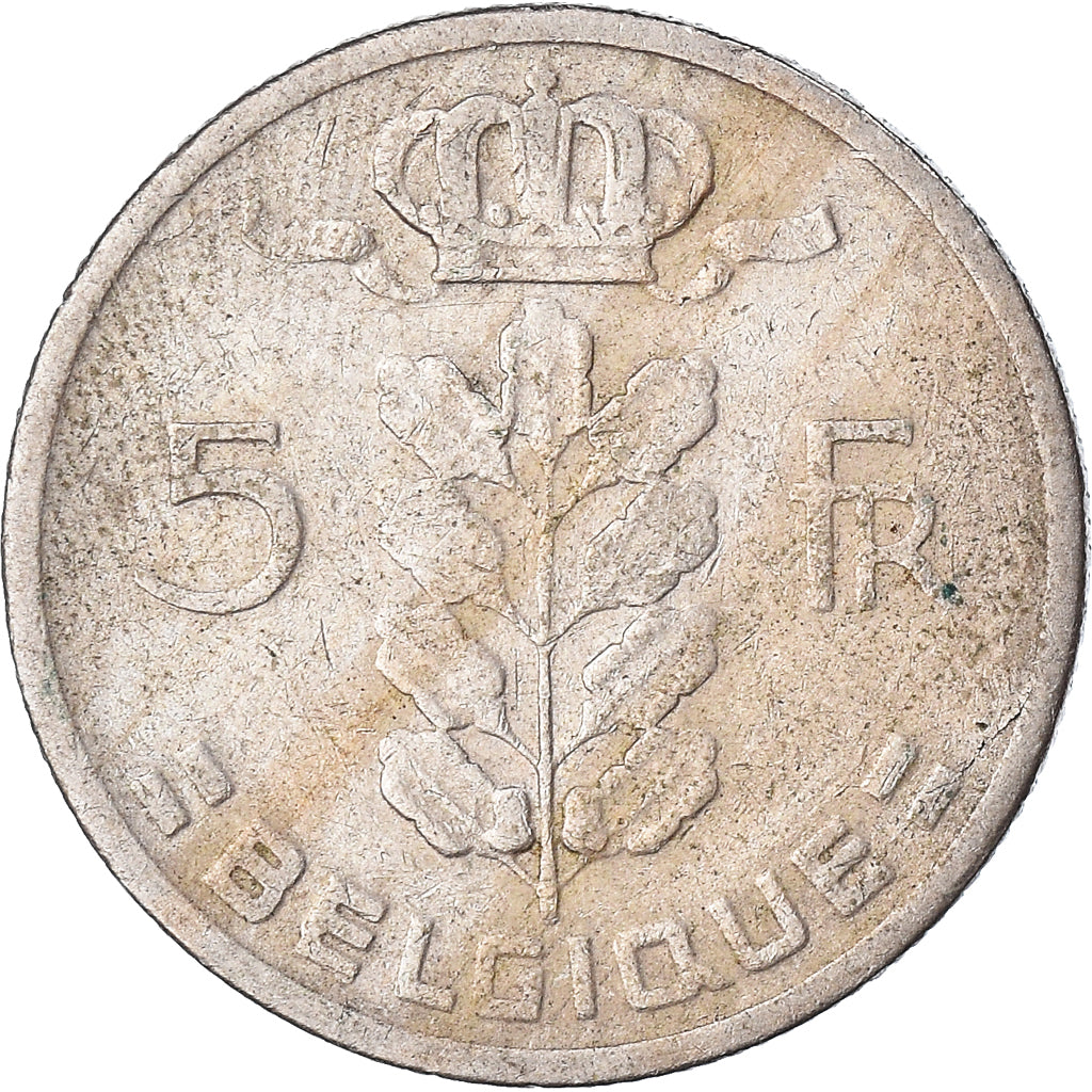 Coin, Belgium, 5 Francs, 5 Frank, 1966, VF(20-25), Copper-nickel, KM:134.1