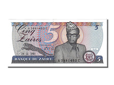 Banknote, Zaire, 5 Zaïres, 1985, 1985-11-24, UNC(65-70)
