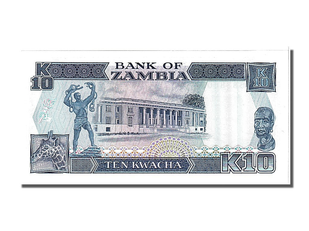 Banknote, Zambia, 10 Kwacha, 1989, UNC(65-70)