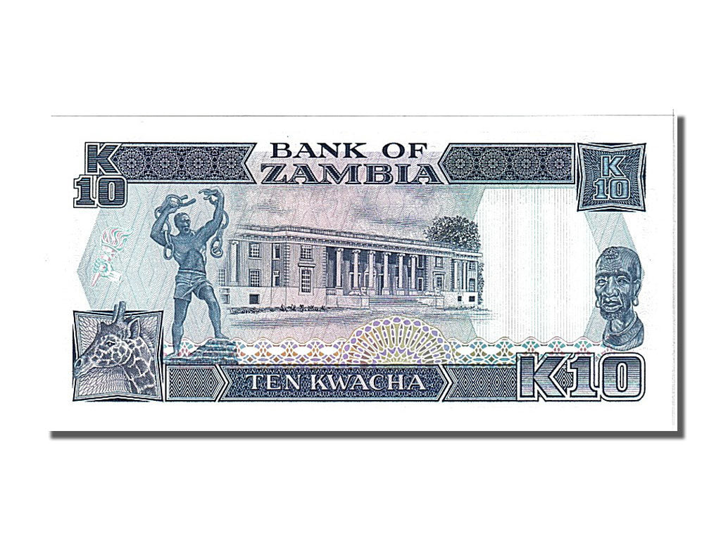 Banknote, Zambia, 10 Kwacha, 1989, UNC(65-70)
