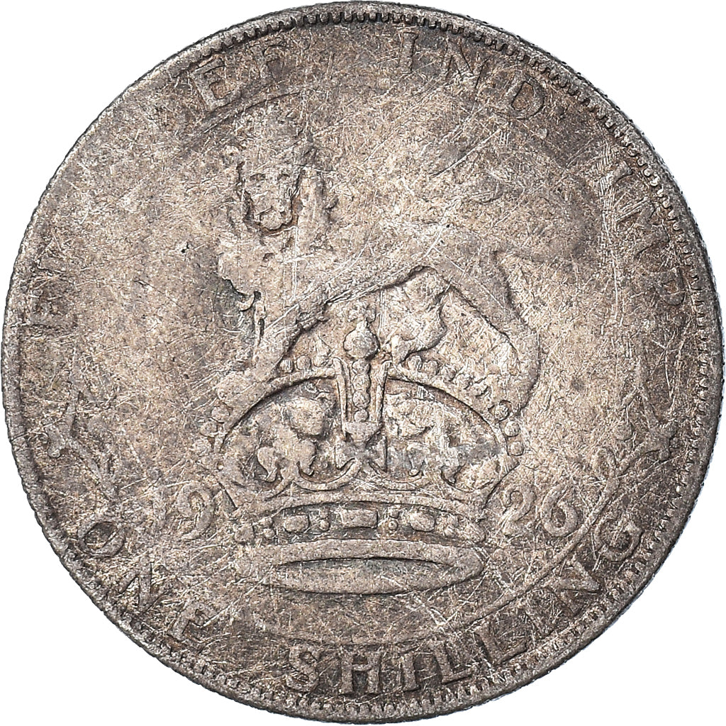 Münze, Großbritannien, George V, Shilling, 1926, SGE+, Silber, KM:829