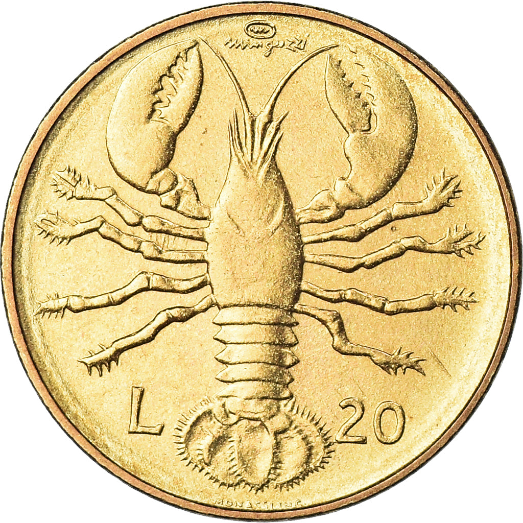 Monnaie, Saint Marin , 20 Lire, 1974, Rome, FDC, FDC, Bronze-Aluminium, KM:34
