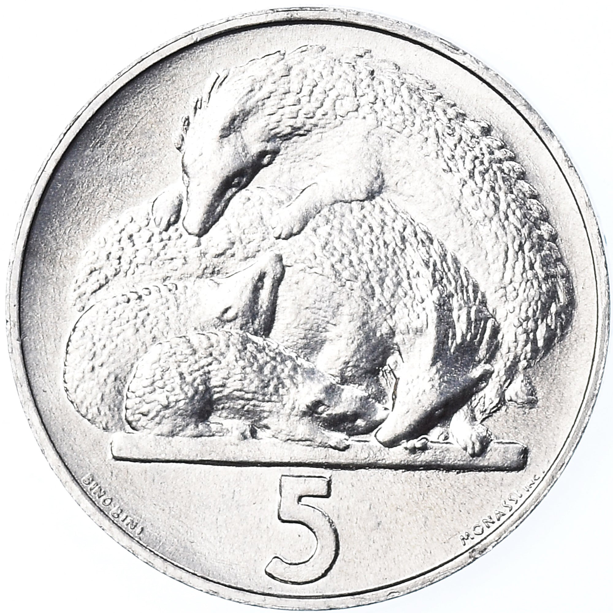 Munten, San Marino, 5 Lire, 1975, Rome, FDC, FDC, Aluminium, KM:42