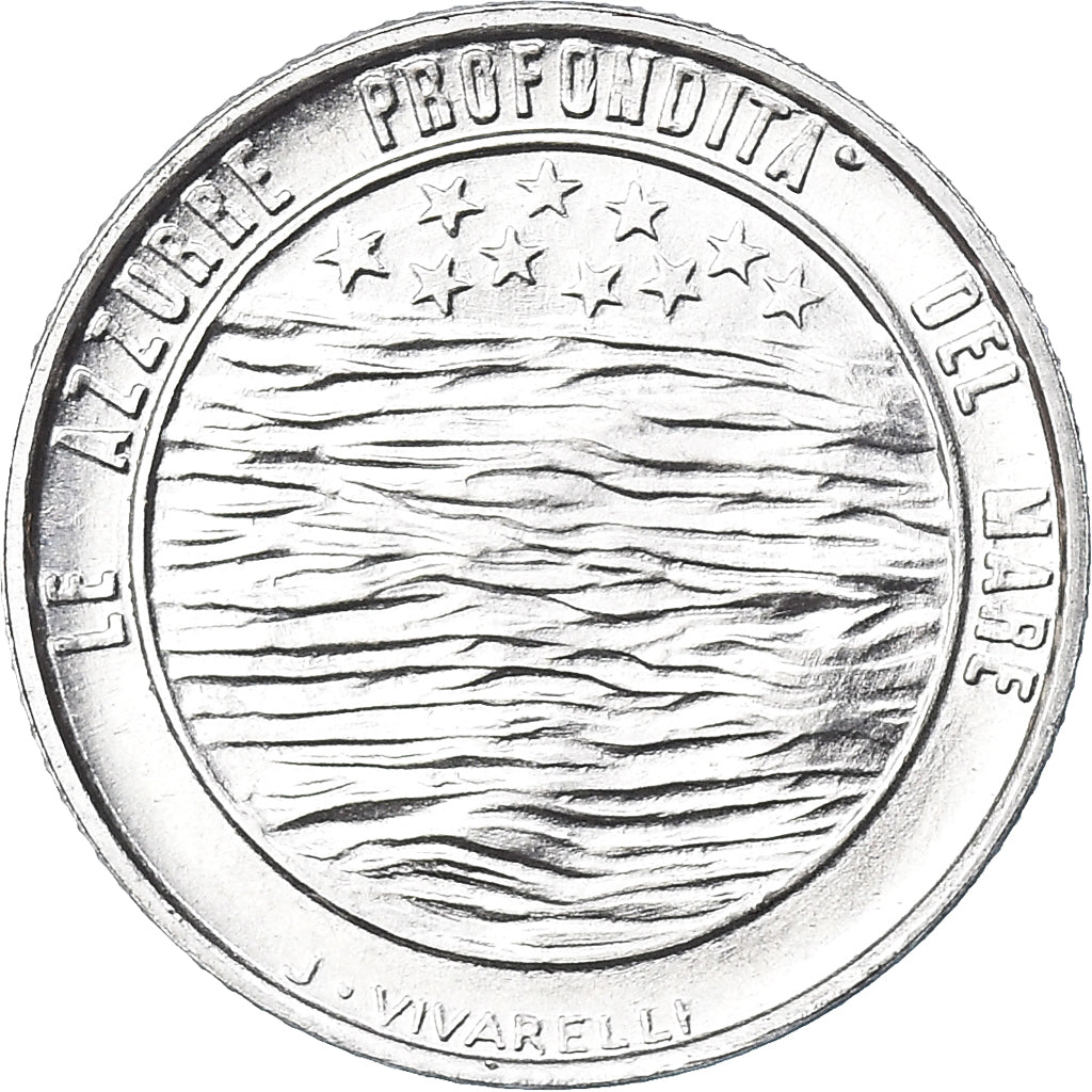Moneda, San Marino, 2 Lire, 1977, Rome, FDC, FDC, Aluminio, KM:64