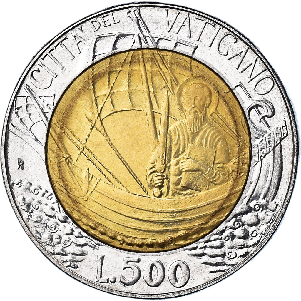 Moeda, CIDADE DO VATICANO, John Paul II, 500 Lire, 1985, FDC, MS(65-70)