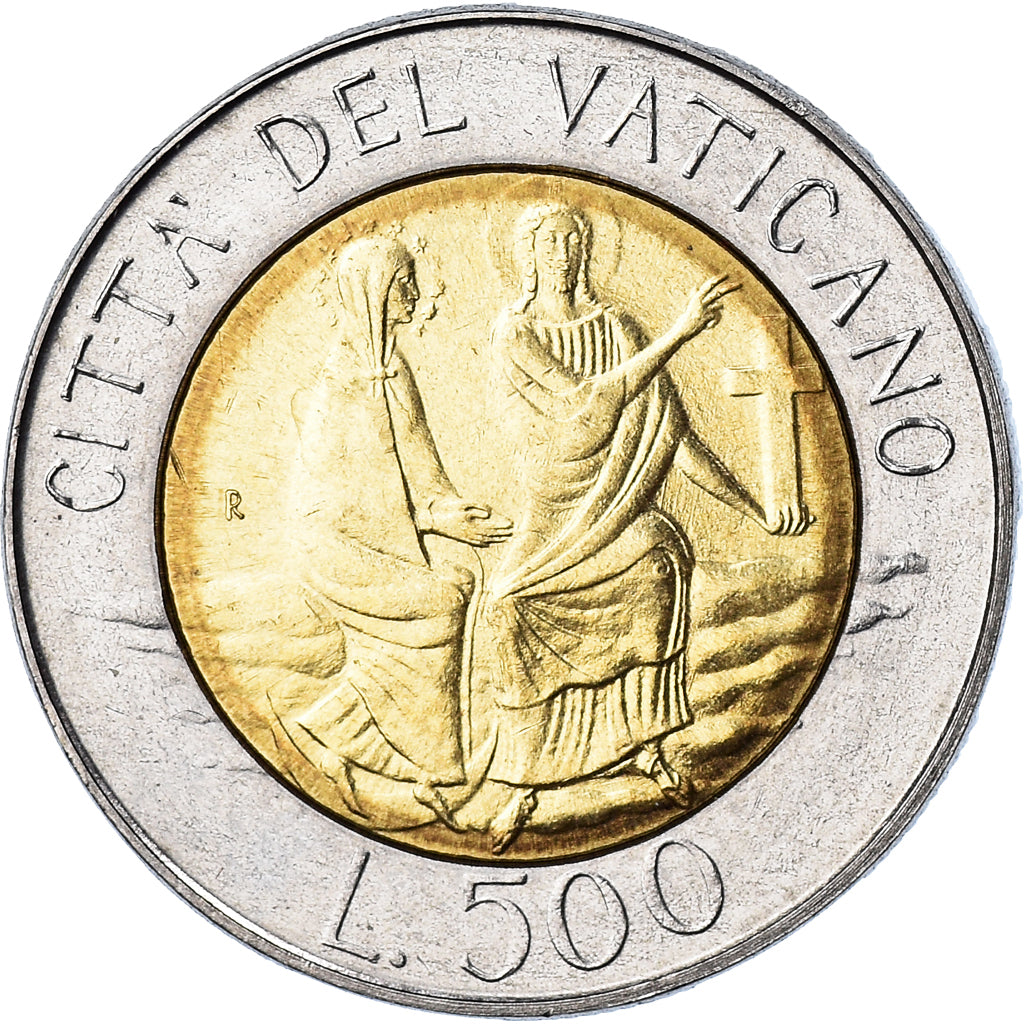 Moeda, CIDADE DO VATICANO, John Paul II, 500 Lire, 1986, FDC, MS(65-70)