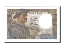 Banconote, Francia, 10 Francs, 10 F 1941-1949 ''Mineur'', 1947, 1947-10-30, FDS