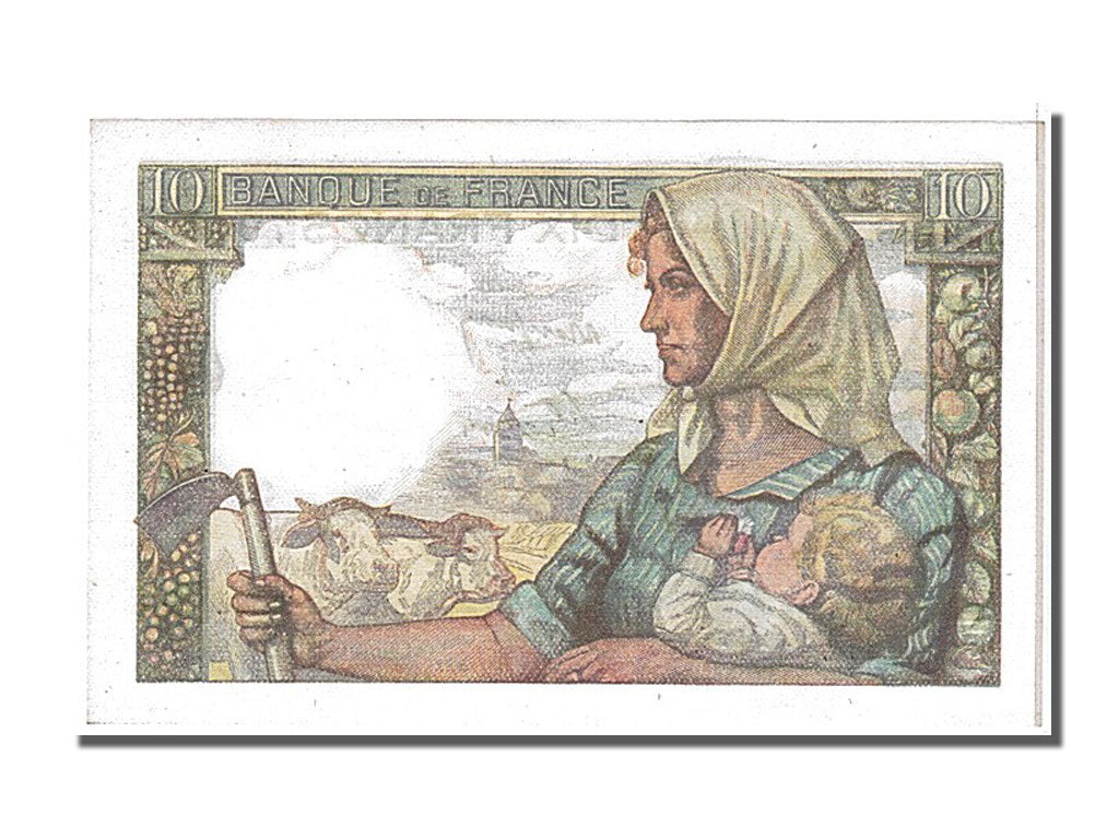 Banconote, Francia, 10 Francs, 10 F 1941-1949 ''Mineur'', 1947, 1947-10-30, FDS