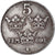 Coin, Sweden, Gustaf V, 5 Öre, 1950, EF(40-45), Iron, KM:812