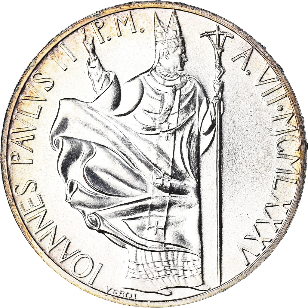 Moneta, CITTÀ DEL VATICANO, John Paul II, 1000 Lire, 1985, FDC, FDC, Argento
