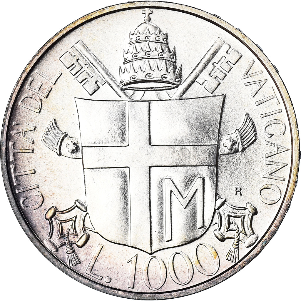 Moneta, CITTÀ DEL VATICANO, John Paul II, 1000 Lire, 1985, FDC, FDC, Argento