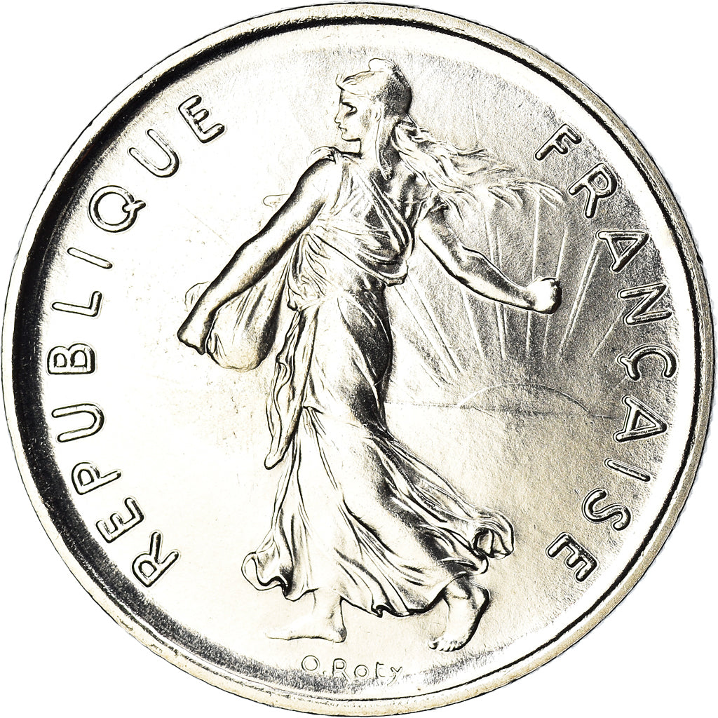 Moneda, Francia, Semeuse, 5 Francs, 1973, Paris, FDC, FDC, Níquel recubierto de
