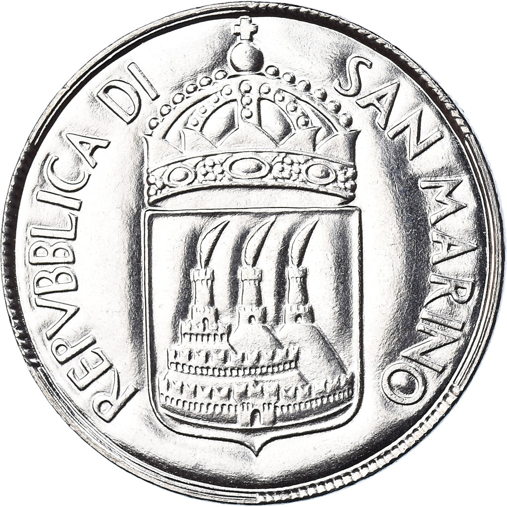Moneta, San Marino, 100 Lire, 1973, Rome, FDC, Acciaio, KM:28