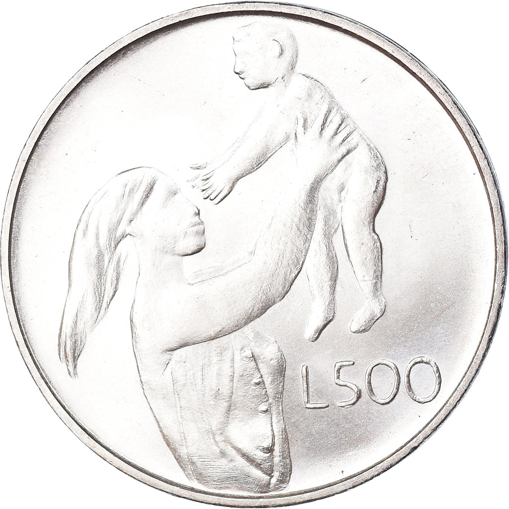 Münze, San Marino, 500 Lire, 1972, Rome, FDC, STGL, Silber, KM:21