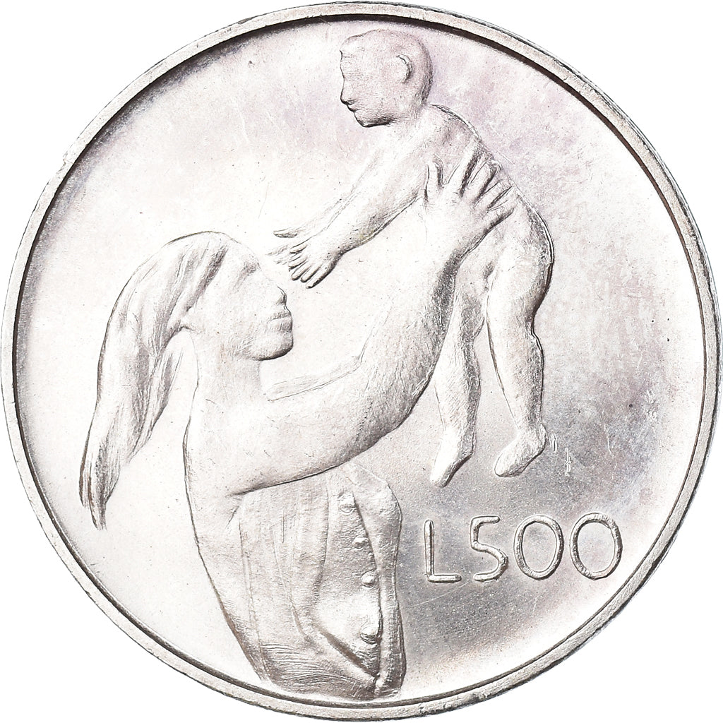 Munten, San Marino, 500 Lire, 1972, Rome, FDC, FDC, Zilver, KM:21