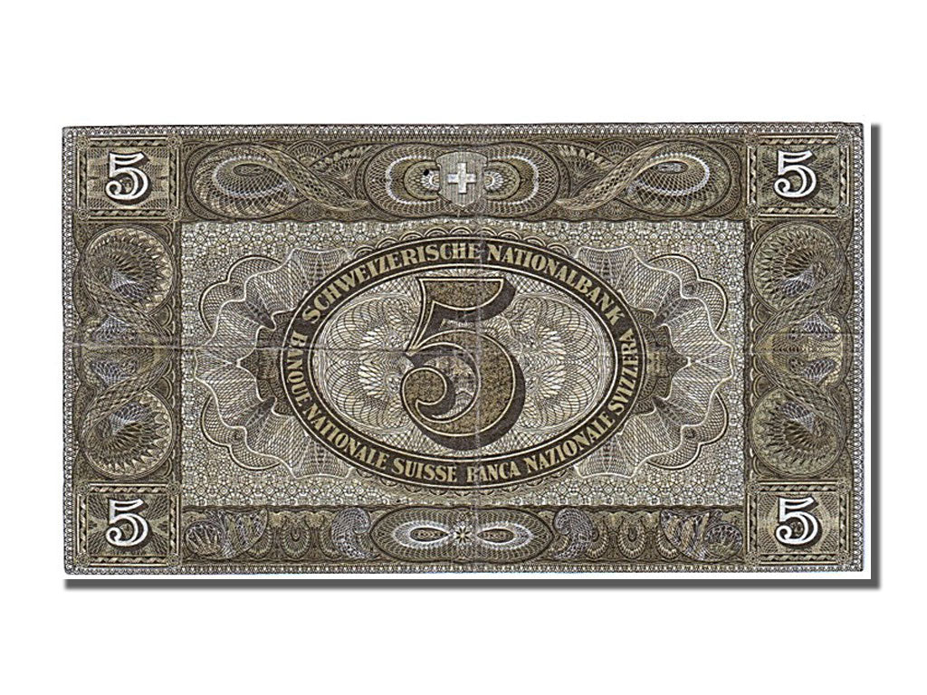 Billet, Suisse, 5 Franken, 1939, 1939-05-17, TTB
