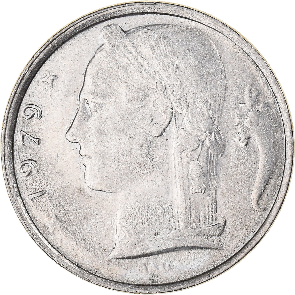 Moneta, Belgia, 5 Francs, 5 Frank, 1979, AU(50-53), Miedź-Nikiel, KM:135.1