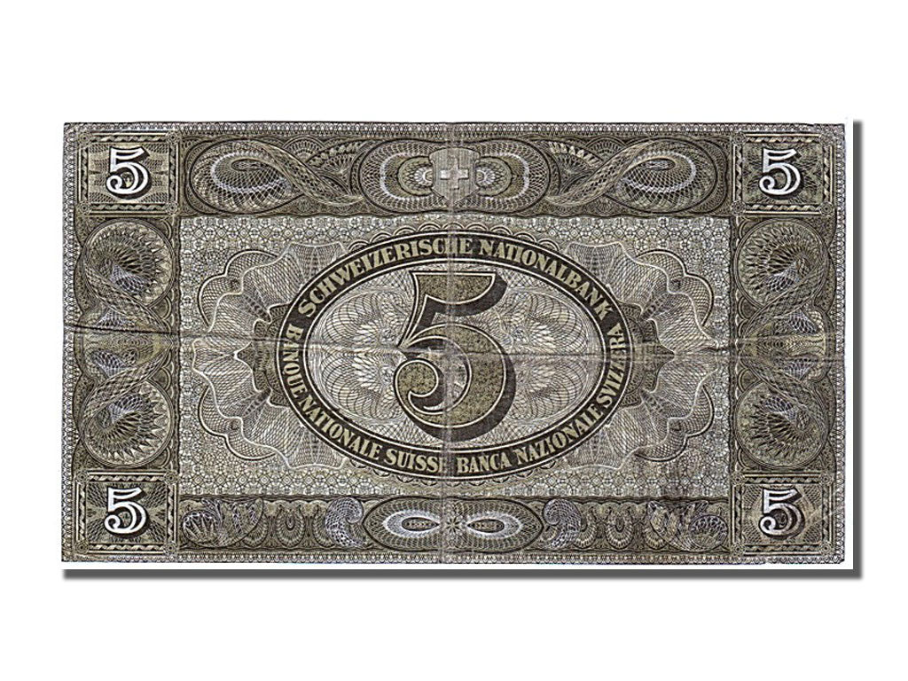 Banknote, Switzerland, 5 Franken, 1946, 1946-08-31, EF(40-45)