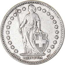 Moneta, Szwajcaria, 2 Francs, 1920, Bern, EF(40-45), Srebro, KM:21