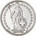 Moneta, Szwajcaria, 2 Francs, 1920, Bern, EF(40-45), Srebro, KM:21